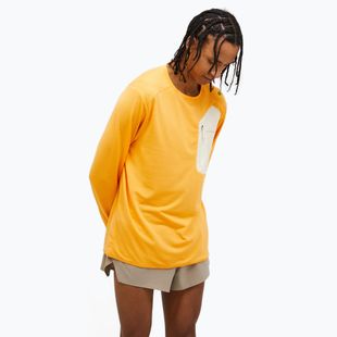 Men's Peak Performance Freelight Polartec Grid blazing orange sweatshirt