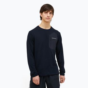 Men's Peak Performance Freelight Polartec Grid sweatshirt black