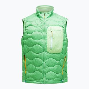 Peak Performance men's sleeveless Helium Utility Down peppermint/vivid green