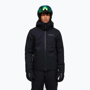 Men's ski jacket Peak Performance Maroon Insulated black