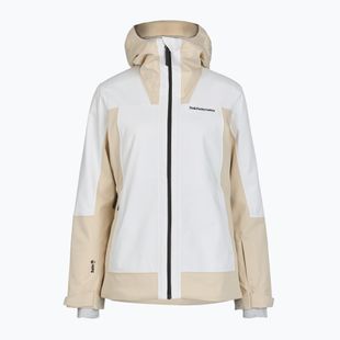 Women's ski jacket Perak Performance Rider Tech Insulated sand fog/off white