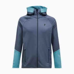 Men's sweatshirt Peak Performance Rider Essentials Zip Hood Mountain Mist/Deluded Vision