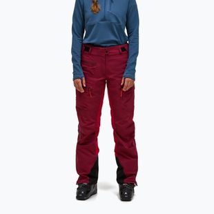 Women's ski trousers Peak Performance Vislight GTX C-Knit 3L vertical zenith/tech burgundy