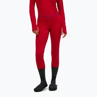 Women's thermal leggings Peak Performance Spirit Short John tech burgundy