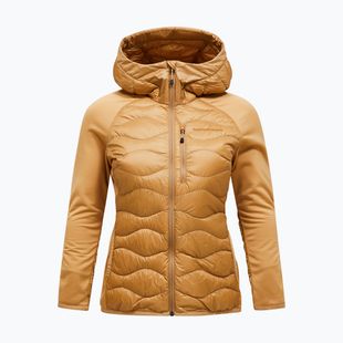 Women's down jacket Peak Performance Helium Hybrid Down Jacket Sierra Sand