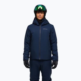 Men's ski jacket Peak Performance Maroon Insulated blue shadow