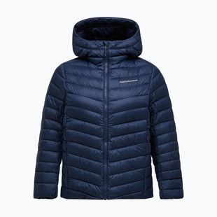 Women's down jacket Peak Performance Frost Down Hood Jacket blue shadow
