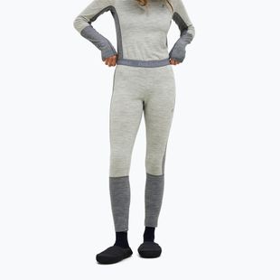 Women's thermal trousers Peak Performance Peak Performance Magic 7/8 Long Johns Wool-Blend Baselayer med grey melange/melange grey