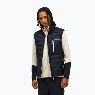 Men's gilet Peak Performance Helium Utility Down black/black