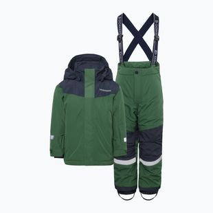Children's ski set Didriksons Skare pine green