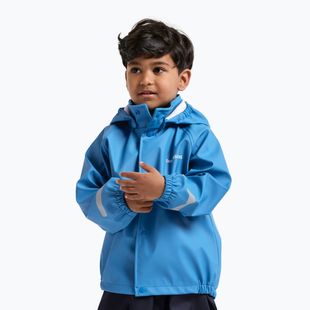Children's rain jacket Didriksons Slaskeman sharp blue