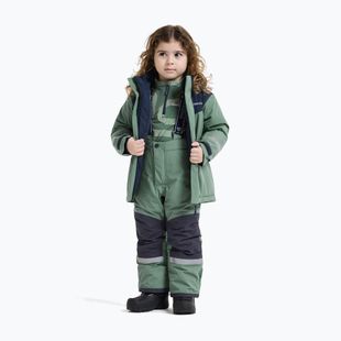 Children's ski set Didriksons Skare 2 dark moss