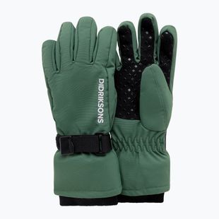Children's ski gloves Didriksons Biggles 4 dark moss