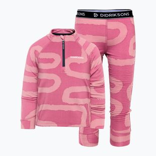 Children's set Didriksons Jadis Pr 5 path heather pink