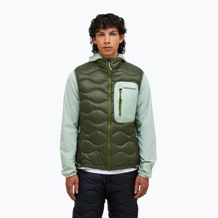 Men's gilet Peak Performance Helium Utility Down pine needle/frosted fern