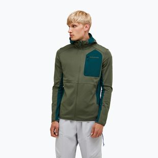 Men's sweatshirt Peak Performance Utility Light Zip pine needle/ponderosa pine