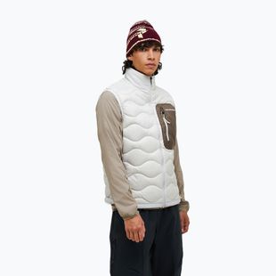Men's gilet Peak Performance Helium Utility Down antarctica/terrain tan