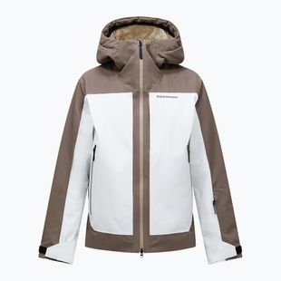 Men's ski jacket Peak Performance Whitelight Hipe 2L Insulated Shell terrain tan/antarctica