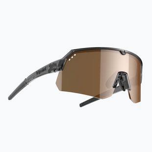 Tripoint 001 Treriksroset TRI-X Polarized shiny black/brown/silver mirror sunglasses