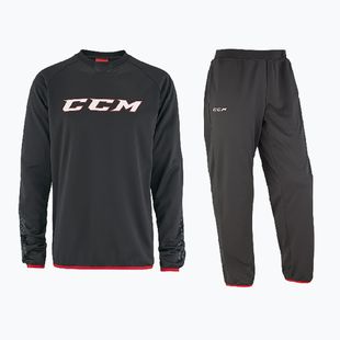 Children's tracksuit CCM Locker Suit JR black