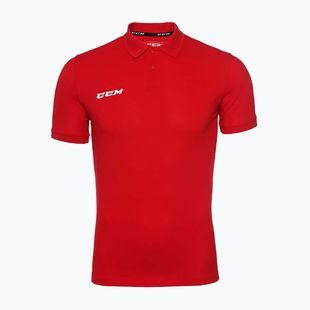 Men's CCM Polo SR shirt red
