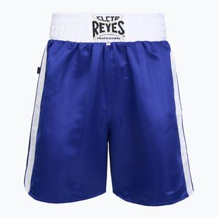 Cleto Reyes men's Satin Boxing shorts blue/white