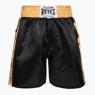 Cleto Reyes men's Satin Boxing shorts black/gold