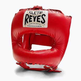 Boxing helmet Cleto Reyes With Pointed Face Nylon Bar red