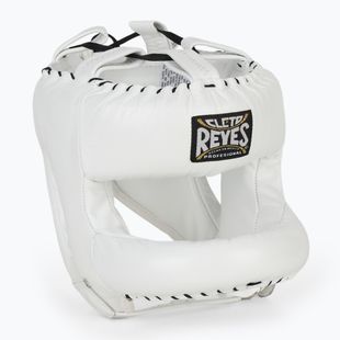 Cleto Reyes Boxing Helmet With Round Face Bar white
