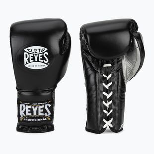 Boxing gloves Cleto Reyes Traning Thumb black/silver