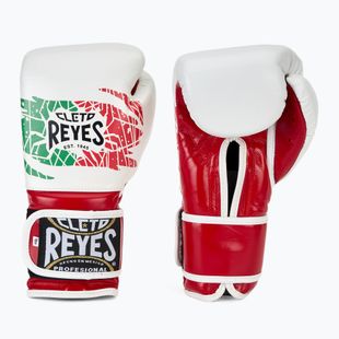 Cleto Reyes Velcro Sparring boxing gloves red/white green red