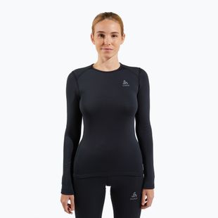 Women's thermal top ODLO Fundamentals Active Warm Bl Top Crew Neck black