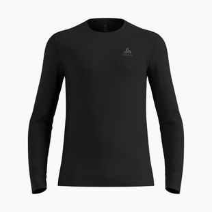 Men's thermal long sleeve top ODLO Fundamentals Active Warm Bl Top Crew Neck black
