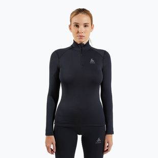 Women's thermal top ODLO Fundamentals Active Warm Bl Top Turtle Neck black
