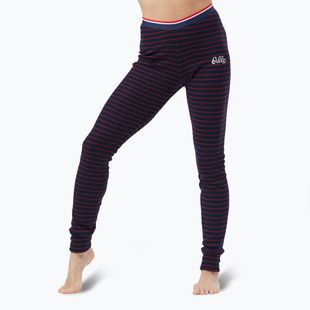 Women's thermal trousers ODLO Active Warm Originals Stripes Bl Bottom Long dark sapphire