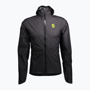 Men's running jacket SCOTT RC Run Waterproof black/yellow