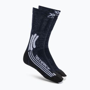 Women's socks X-Socks Trek X Merino midnight blue/arctic white