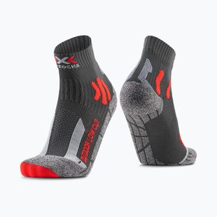 Men's socks X-Socks Trek Outdoor Low Cut anthracite/red