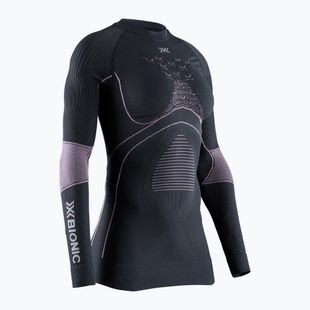 Women's thermal active sweatshirt X-Bionic Energy Accumulator 4.0 charcoal/magnolia