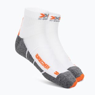 Men's X-Socks Run Discovery 4.0 running socks arctic white/dolomite grey