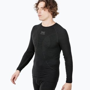 Men's thermal active sweatshirt X-Bionic Merino black/black