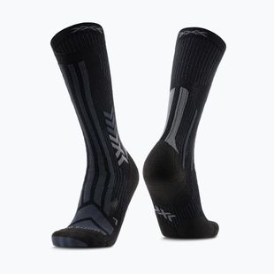 Men's socks X-Socks Trekking Perform Merino Crew black/charcoal