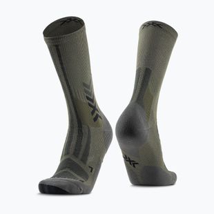 Socks X-Socks Hike Discover Crew green/black