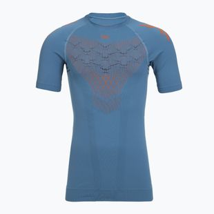 Men's running T-shirt X-Bionic Twyce Run blue/white