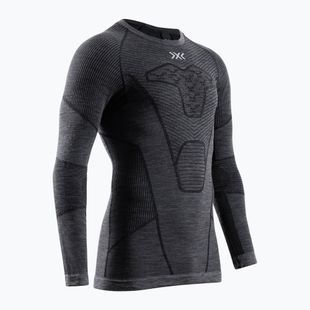 Men's thermal active sweatshirt X-Bionic Symbio Merino Shirt rhino grey