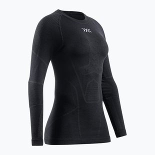 Women's thermal active sweatshirt X-Bionic Symbio Merino Shirt opal black
