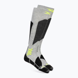 Ski socks X-Socks Ski Discover Otc rhino grey/canary