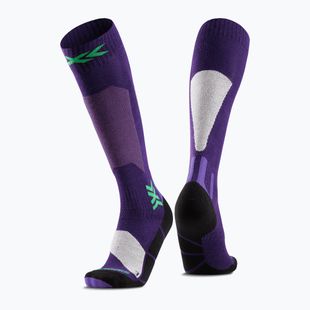 X-Socks Ski Discover Otc deep purple/light sand ski socks