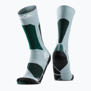 Children's ski socks X-Socks Ski Discover Otc sage green/english lawn