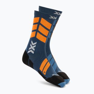 X-Socks X-Country Perform Crew ski socks marine/orange